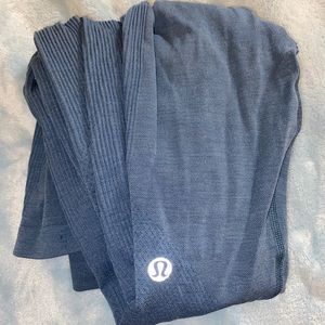 Blue lululemon full length leggings